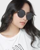 Mắt kính tròn gọng kép dày