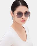Mắt kính vuông kim loại