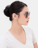 Mắt kính vuông kim loại