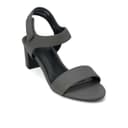 Giày Sandal Gót Vuông Quai Xé Dán