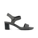 Giày Sandal Gót Vuông Quai Xé Dán