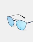 Mắt kính mắt mèo kim loại hai cầu