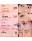 Phấn Má Và Phấn Bắt Sáng 4 Ô Judydoll Blush & Highlight Palette