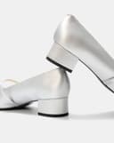 Giày Cao Gót Cao Gót Bít Mũi Phối Cap