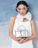 Túi Xách Nhỏ Vanity Case Phối Khoá