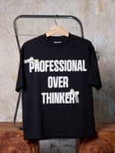 Áo thununisex Newzy Wonder oversized 100% cotton in Professional Overthinking NZATH005