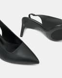 Giày Cao Gót Cao Gót Slingback Mũi Nhọn Gót Thanh