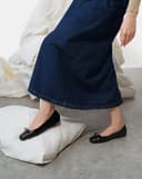 Giày Búp Bê Ballerina Trang Trí Nơ