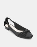 Giày Búp Bê Cut Out Phối Quai Xoắn