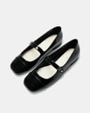 Giày Búp Bê Búp Bê Phối Toe Cap