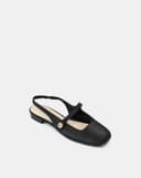 Giày Búp Bê Slingback Mũi Tròn