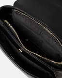 Balo Nắp Gập Phối 2 Chất Liệu