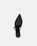 Giày Mules Phối Khóa Logo Cách Điệu