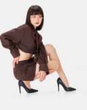 Giày Cao Gót Bít Mũi Gót Thanh