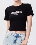 Áo thun form baby tee Cherie