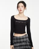 Áo Thun Dài Tay đính đá