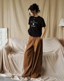 Áo thun form boxy in 