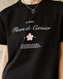 Áo thun form boxy in 