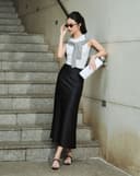 Chân váy midi dài