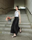 Chân váy midi dài
