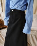 Chân Váy Denim midi form A