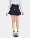 Chân Váy Mini Xếp Ly