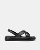 Giày Sandal Quai Chéo Hiệu Ứng Phồng