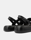 Giày Sandal Quai Chéo Hiệu Ứng Phồng