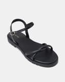 Giày Sandal Bệt Quai Xoắn
