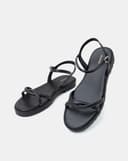 Giày Sandal Bệt Quai Xoắn