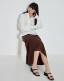 Giày Sandal Hai Quai Ngang Đính Buckle