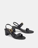 Giày Sandal 2 Quai Ngang Khoá Trang Trí
