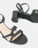 Giày Sandal Gót Vuông