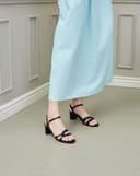 Giày Sandal Gót Vuông