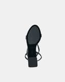 Giày Sandal Gót Thấp Quai Ngang