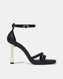 Giày Sandal Gót Thanh Phối Khoá Jn