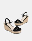 Giày Sandal Xuồng Quai Ngang Bọc Cói