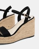 Giày Sandal Xuồng Quai Ngang Bọc Cói