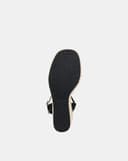 Giày Sandal Xuồng Quai Ngang Bọc Cói