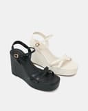 Giày Sandal Đế Xuồng Quai Chéo
