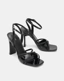 Giày Sandal Cao Gót Quai Chéo