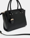 Túi Xách Lớn Tay Cầm Phối Charm Trang Trí