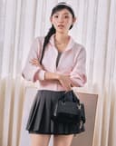 Túi Xách Nhỏ Top Handle Phối Charm