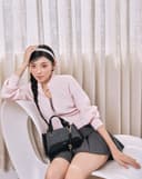 Túi Xách Nhỏ Top Handle Phối Charm