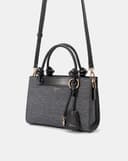 Túi Xách Nhỏ Tay Cầm Xoắn Phối Charm