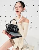 Túi Xách Nhỏ Top-Handle Trang Trí Charm