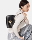 Túi Xách Nhỏ Đeo Vai Khoá Trang Trí Diamond