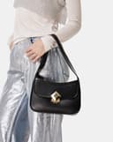 Túi Xách Nhỏ Đeo Vai Khoá Trang Trí Diamond