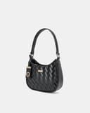 Túi Xách Nhỏ Hobo Dập Hoạ Tiết Phối Charm