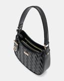 Túi Xách Nhỏ Hobo Dập Hoạ Tiết Phối Charm